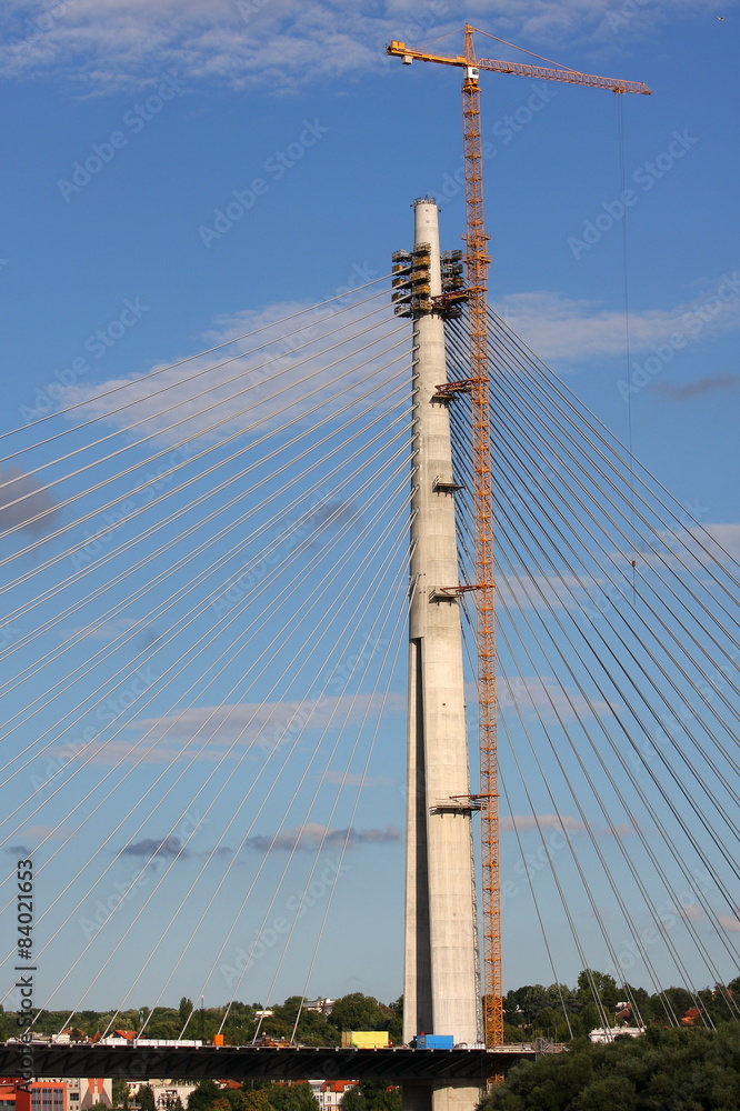 Obraz premium Bridge under construction