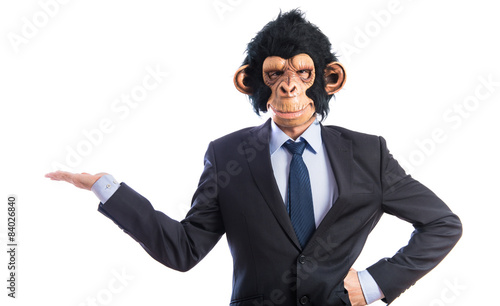 Photography Monkey man holding something