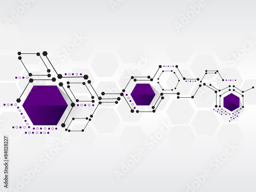 Vector design technology, Network background.