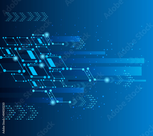 Vector design technology, Network background.