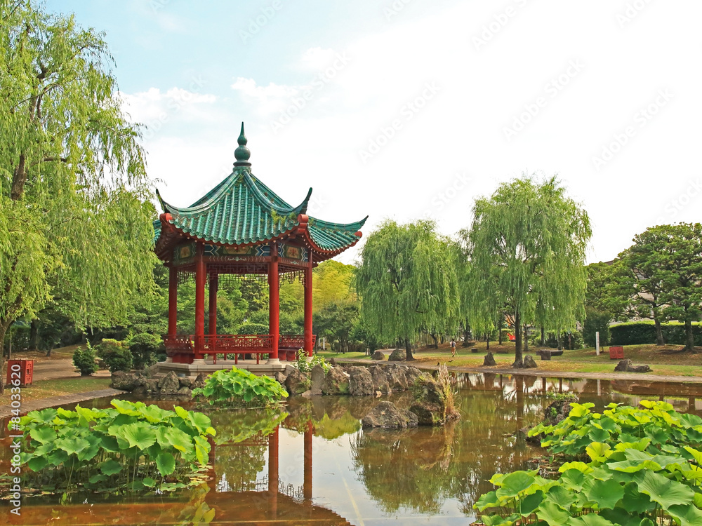 Fototapeta premium 大分市の武漢の森庭園