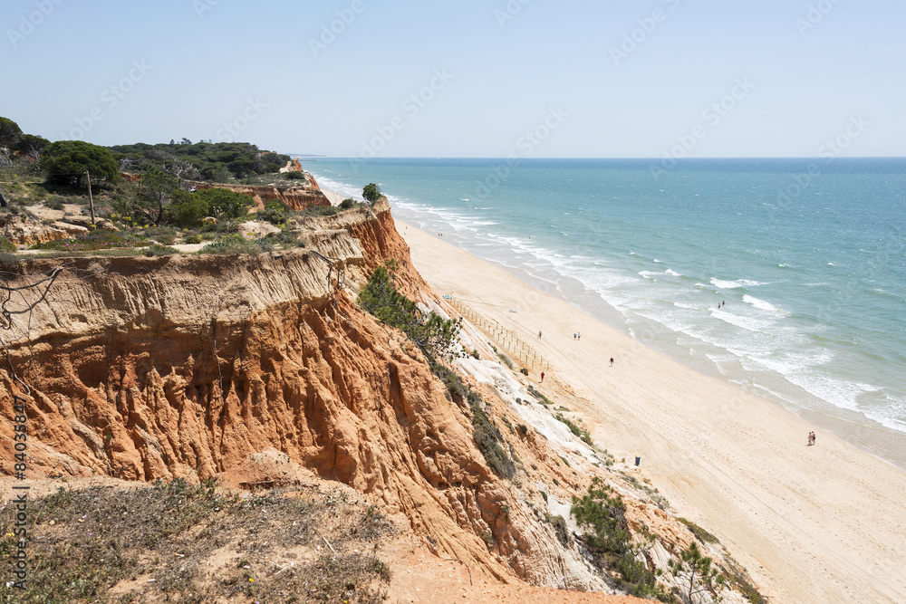 Cliffs at Praia da Falesia