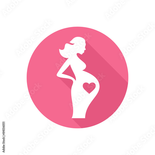 Pregnant woman icon