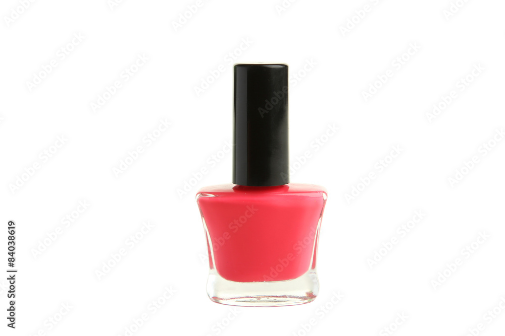 Colorful nail polish isolated on white Colorful nail polish isolated on white