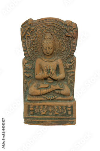 Grunge Brown Buddha Statue