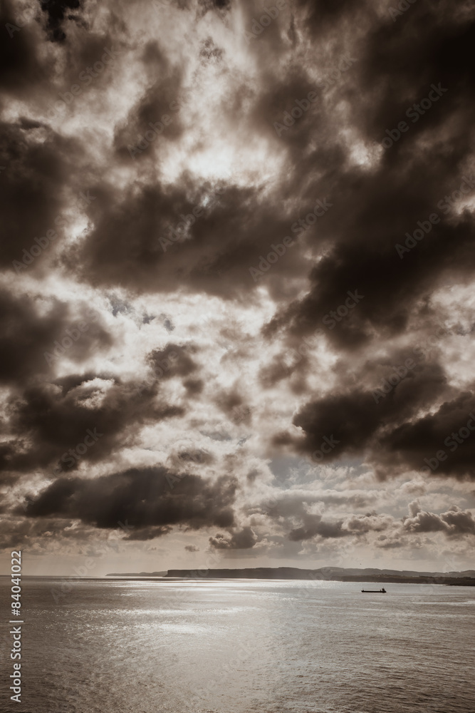Obraz premium Sky and stormy clouds