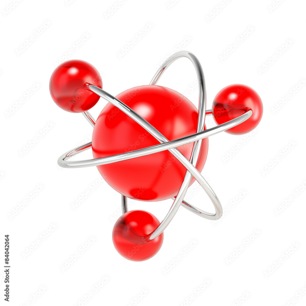 Atom sign. Science symbol