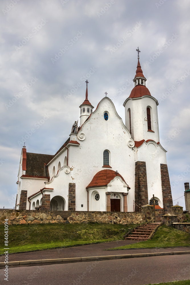 Catholic Church in Soly, Grodno region, Belarus.