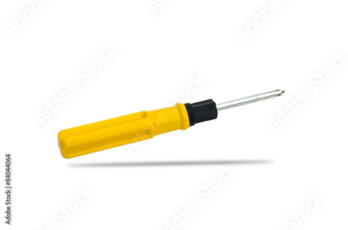 Screw driver isolated on white