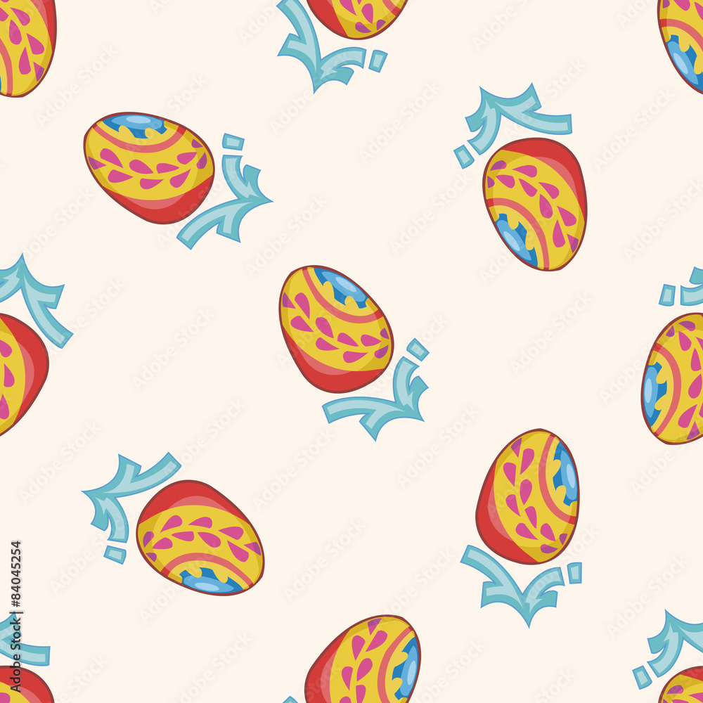 easter painting egg , cartoon seamless pattern background