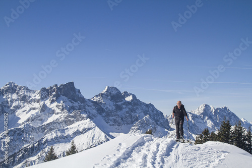 Wintersport im Karwendelgebirge