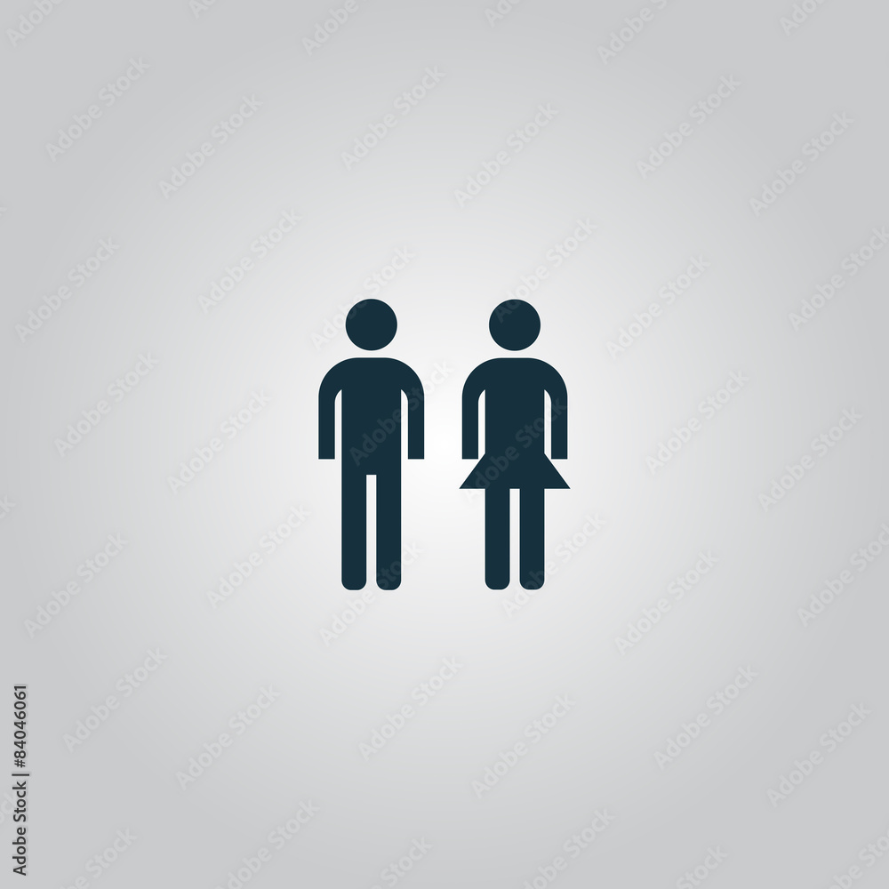 man and woman icon man and woman icon