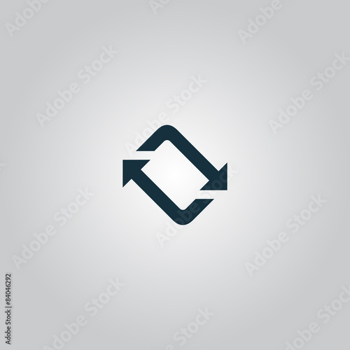 Spinning, rotating arrows 