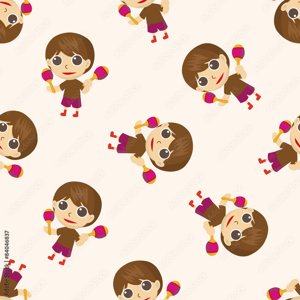 character musician , cartoon seamless pattern background character musician , cartoon seamless pattern background