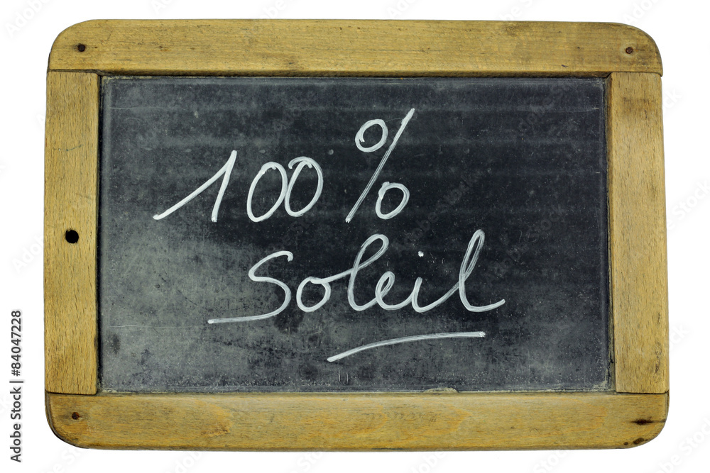 Fototapeta premium ardoise 100% soleil 27052015