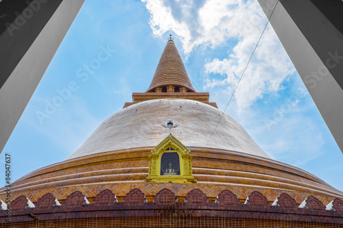 Phra Pathom Chedi at Nakhon Pathom  Thailand.