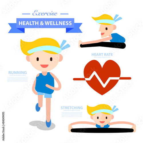 health and wellness illustration infographic photo