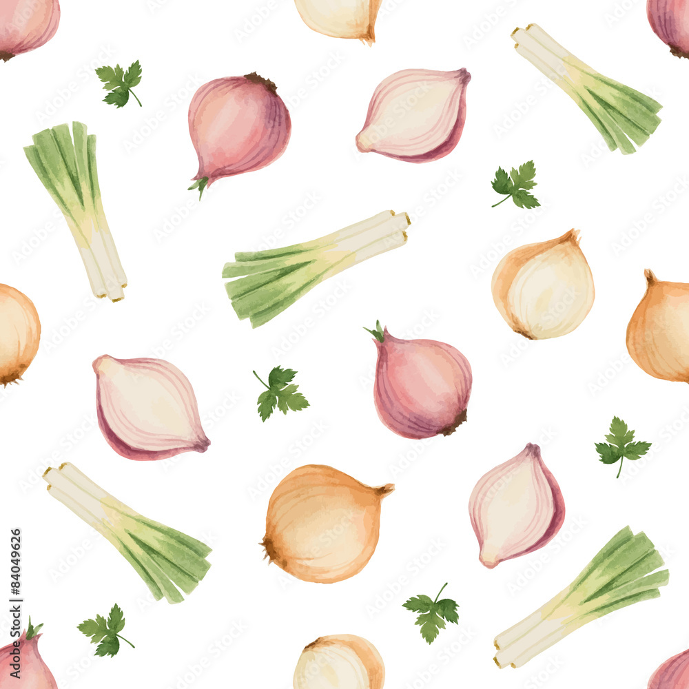 Watercolor seamless pattern Watercolor seamless pattern