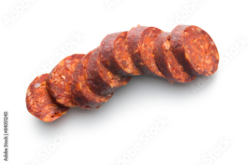 sliced dried sausages