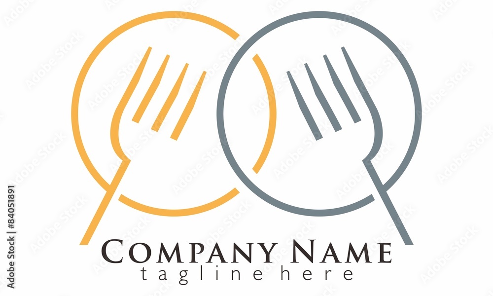 Fork spoon knife food logo vector Fork spoon knife food logo vector
