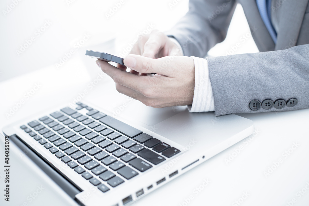 business, technology and internet concept - close up of man hand business, technology and internet concept - close up of man hand