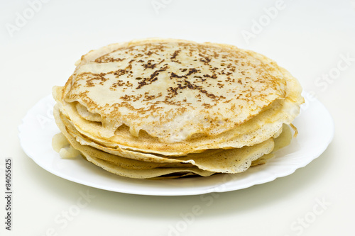 Traditional russian pancakes