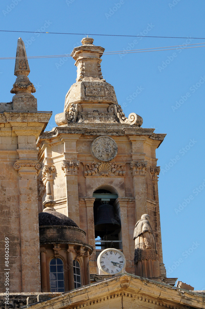 Clocher de l'église Saint Nicholas de Bari - Siggiewi