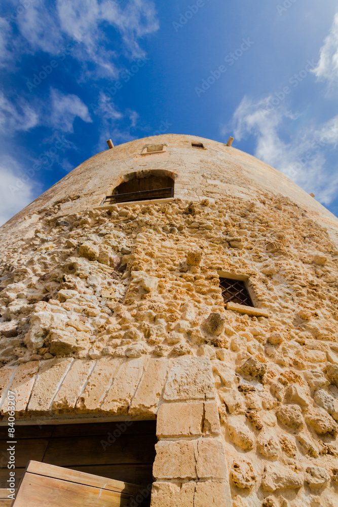 Festungsturm in Alghero, Sardinien