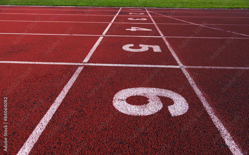 Fototapeta premium athletic track