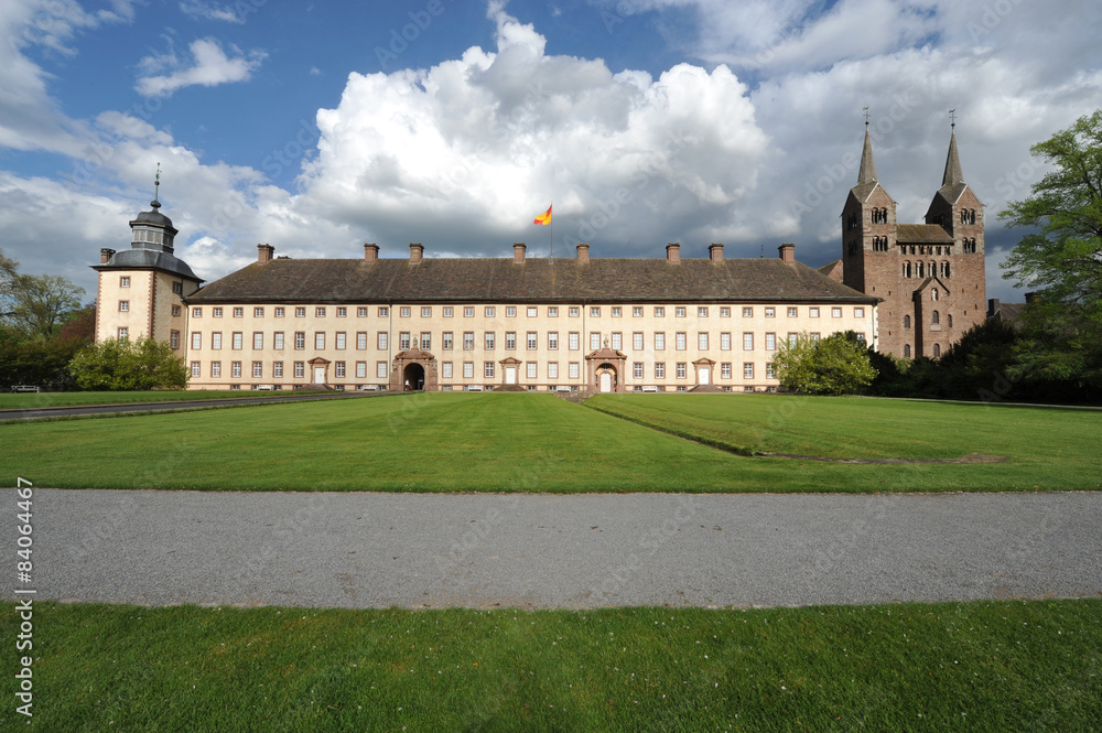Schloss Corvey, Kloster, Westwerk, Weltkulturerbe, Unesco, 