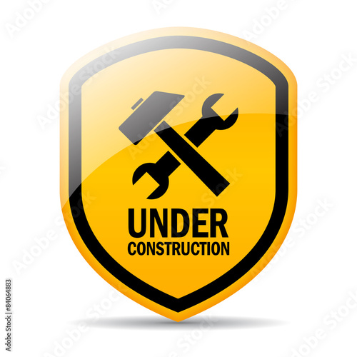Under construction sign