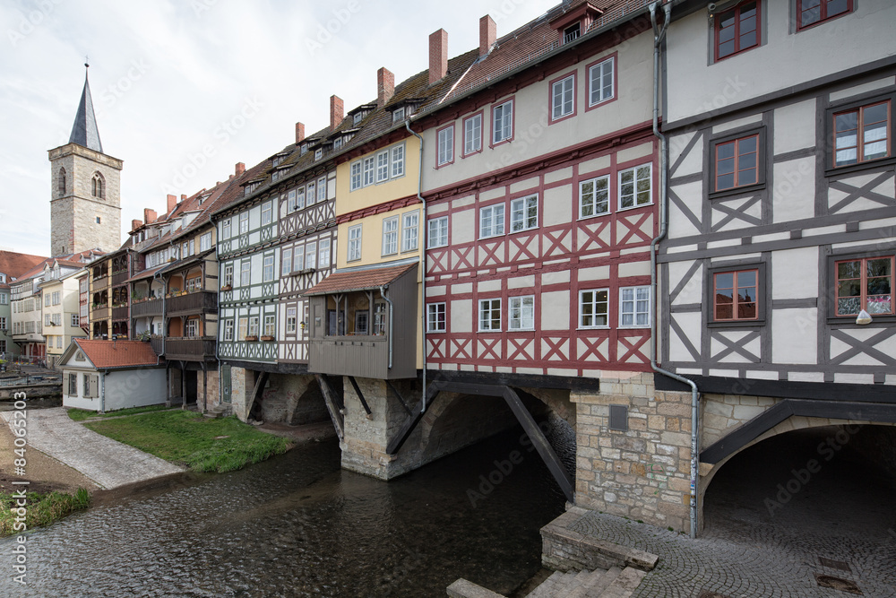 Naklejka premium Krämerbrücke in Erfurt