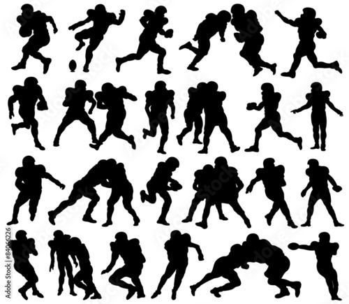 American Football, Sport, Athlete, Silhouette