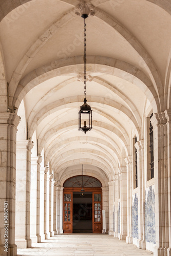 Sao vicente de fora architectural details in Lisbon, Portugal
