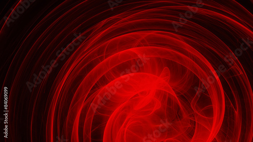 Red saturated energy circles