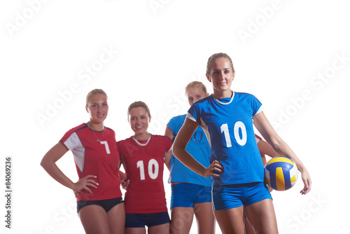 volleyball woman group
