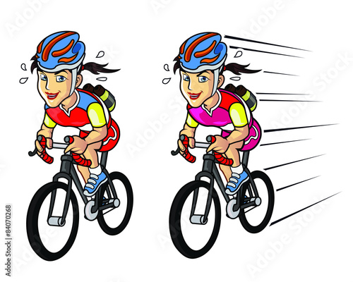 Female Cycling Athlete
