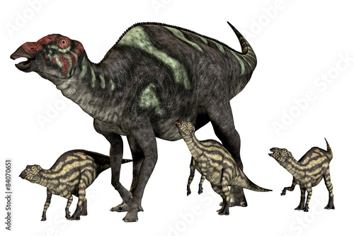 Obraz na plátne Maiasaurus Good Mother
