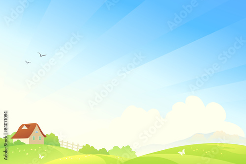 Morning hills