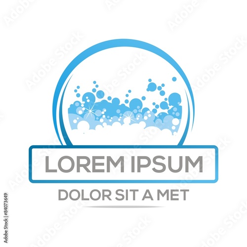 Car Wash Logo Dynamic Design Stylized
