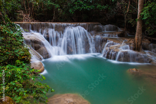waterfall in Thailand © saknakorn