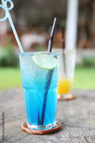 blue lemon soda