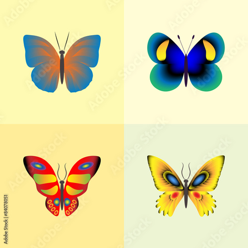 vector illustration set of ...