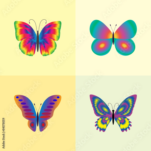 vector illustration set of ...