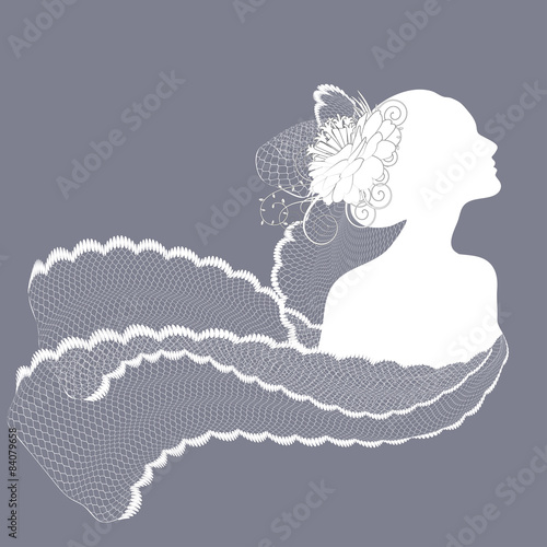 Symbol beautiful bride