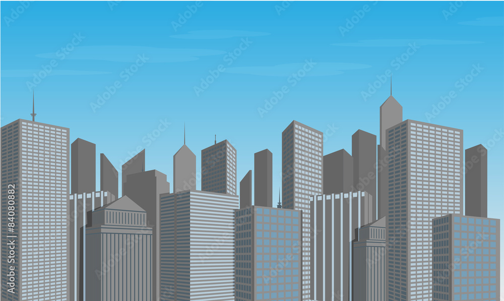 Vector of urban city Vector of urban city