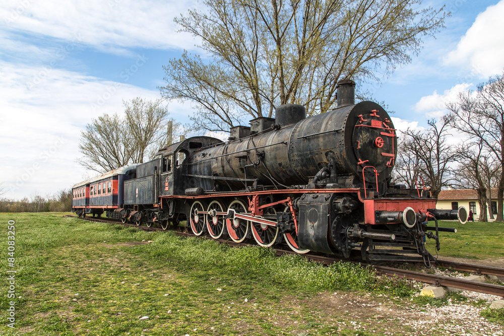 Naklejka premium Wagon kolejowy