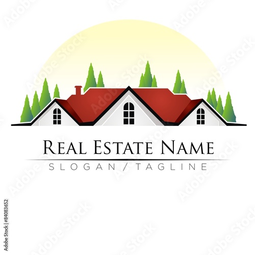 Property Real Estate logo icon vector