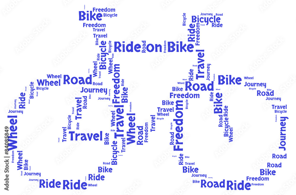 Ride on Bike - word cloud