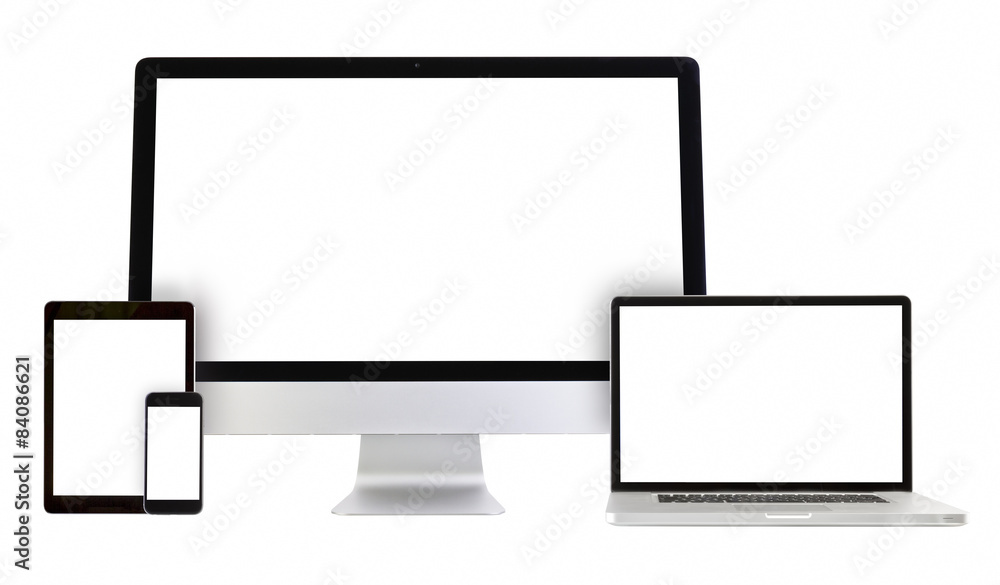 modern monitor, computer, laptop, phone, tablet modern monitor, computer, laptop, phone, tablet